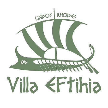Villa Eftihia In Lindos ภายนอก รูปภาพ