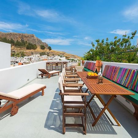 Villa Eftihia In Lindos ภายนอก รูปภาพ