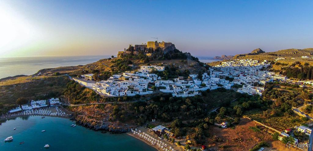 Villa Eftihia In Lindos ภายนอก รูปภาพ