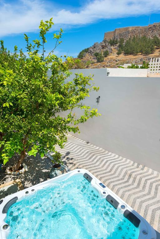 Villa Eftihia In Lindos ภายนอก รูปภาพ