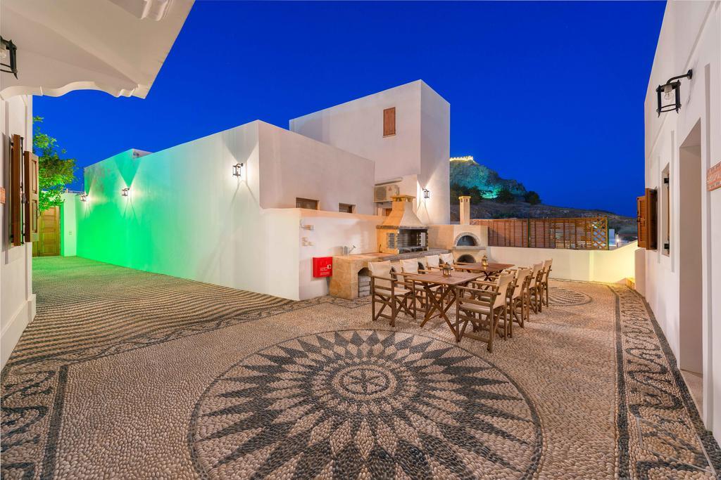 Villa Eftihia In Lindos ภายนอก รูปภาพ